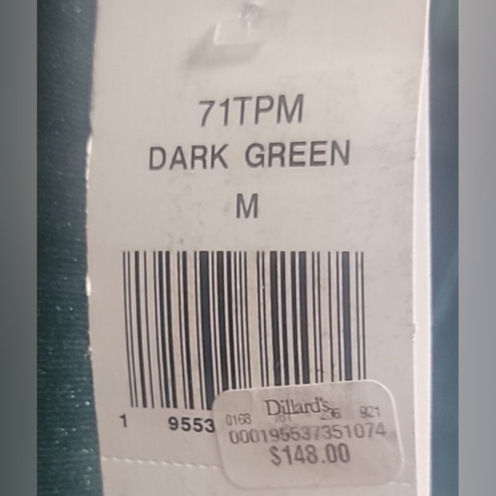 NWT French Connection Bodycon Velvet Dark Green Mini Dress Size M - Picture 7 of 8